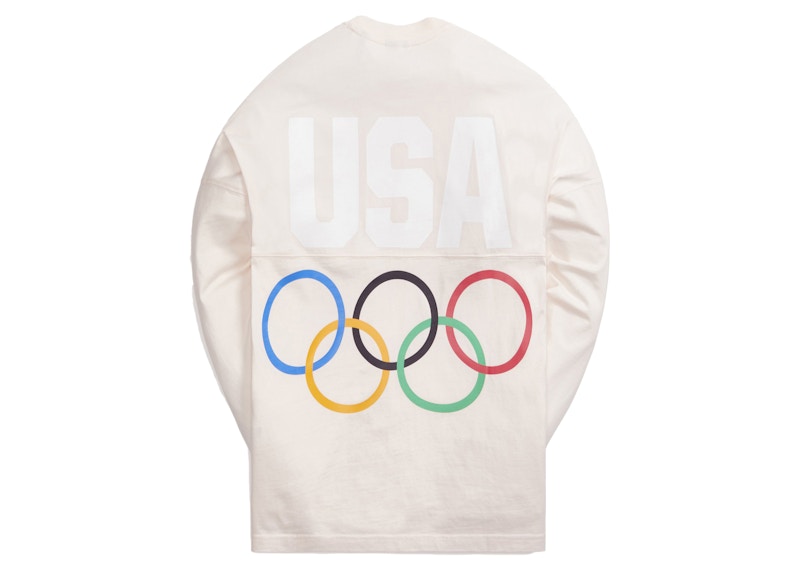 Kith for Team USA 5 Rings L/S Spirit Tee Bloom