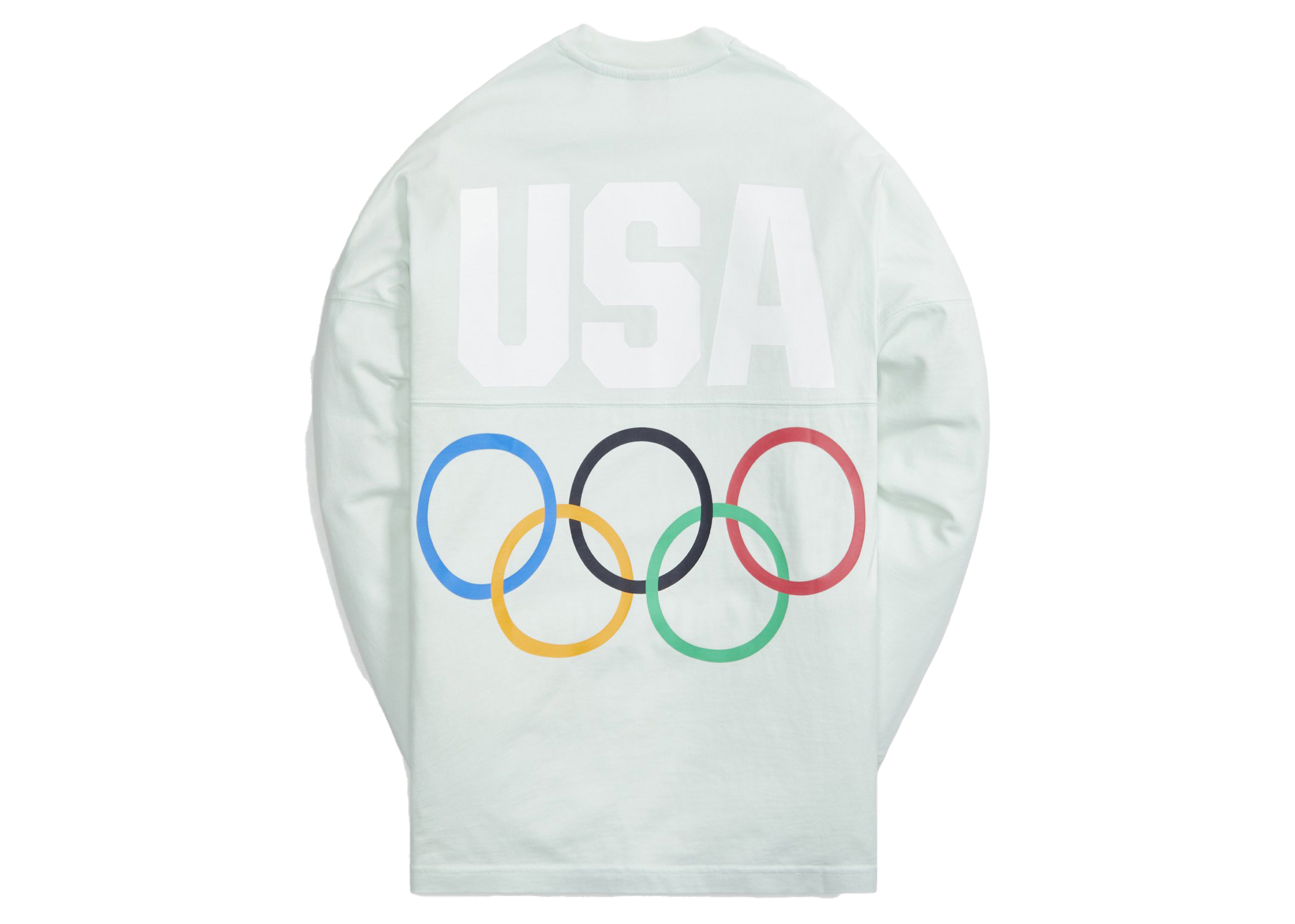 Kith for Team USA 5 Rings L/S Spirit Tee Glisten Men's - SS21 - US