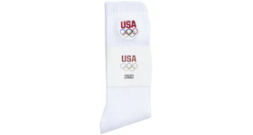 Kith for Team USA 5 Rings Socks White