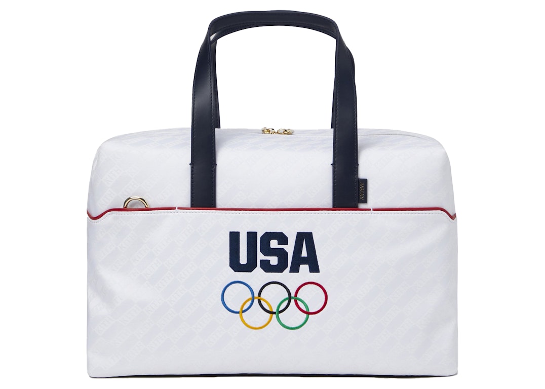 Pre-owned Kith For Team Usa & Away Everywhere Bag White