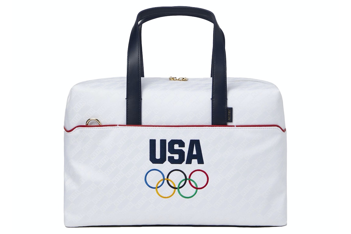 Pre-owned Kith For Team Usa & Away Everywhere Bag White