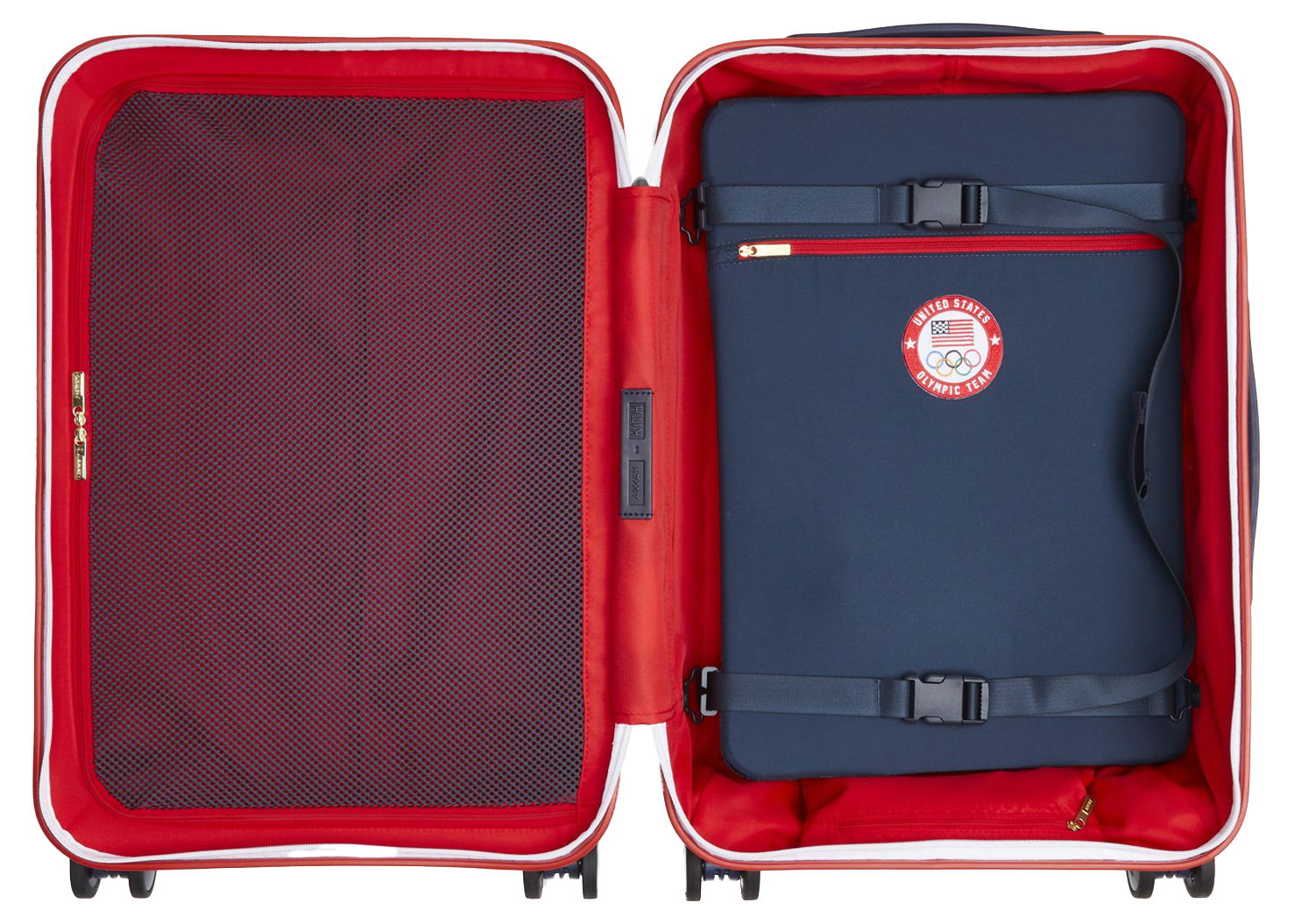Kith for Team USA & Away PC Bigger Carry-on Luggage White - SS21 - US