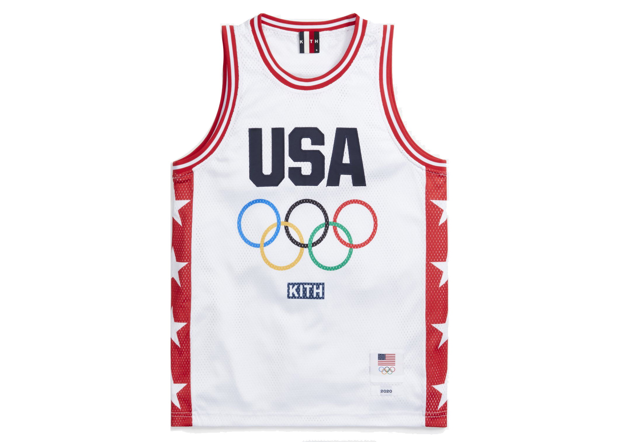 Kith for Team USA Basketball Jersey White Men's - SS21 - US