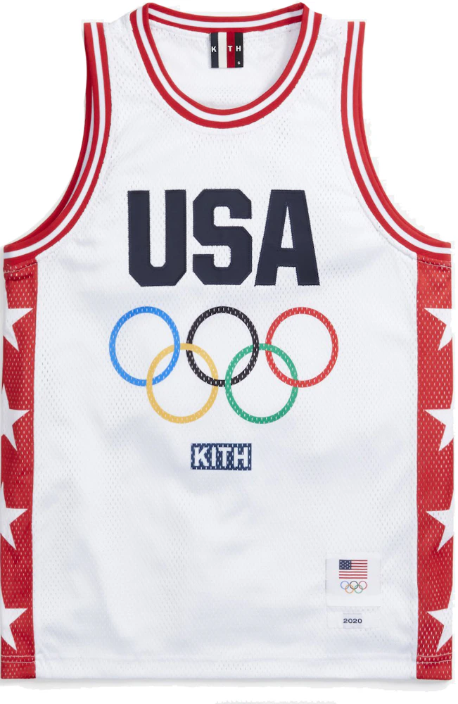 Eigenaardig Dubbelzinnig Belegering Kith for Team USA Basketball Jersey White - SS21 - US