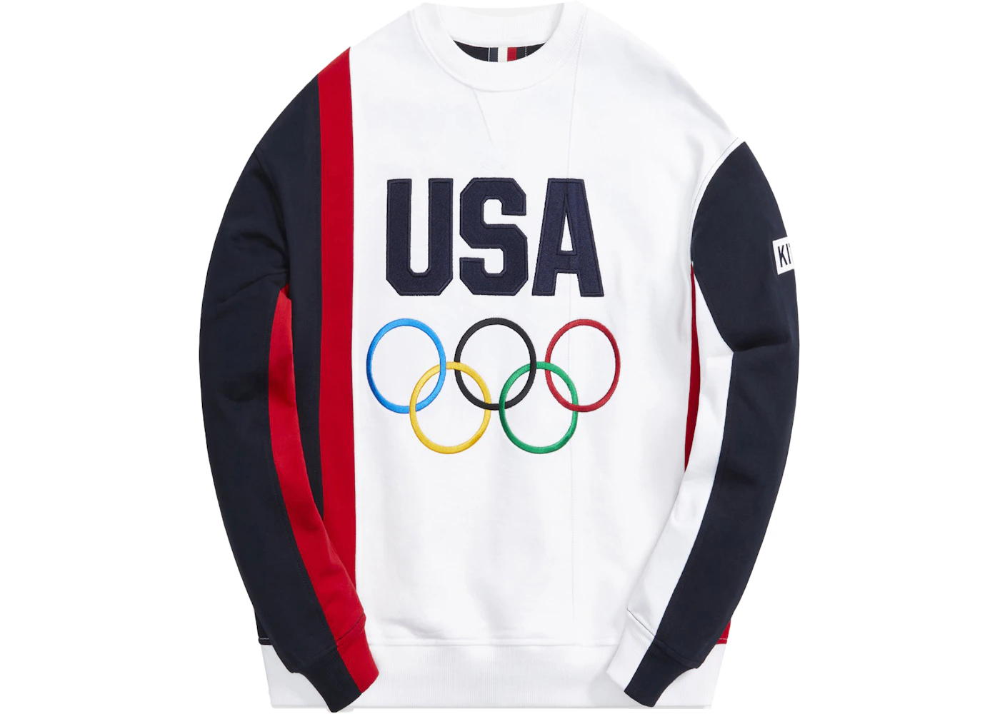 Kith for Team USA Colorblocked Crewneck White/Multi Men's - SS21 - US