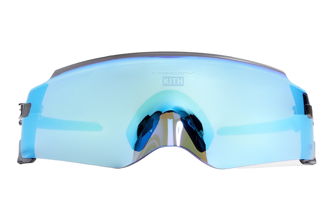 Pre-owned Kith For Team Usa & Oakley Kato Prizm Sunglasses Sapphire