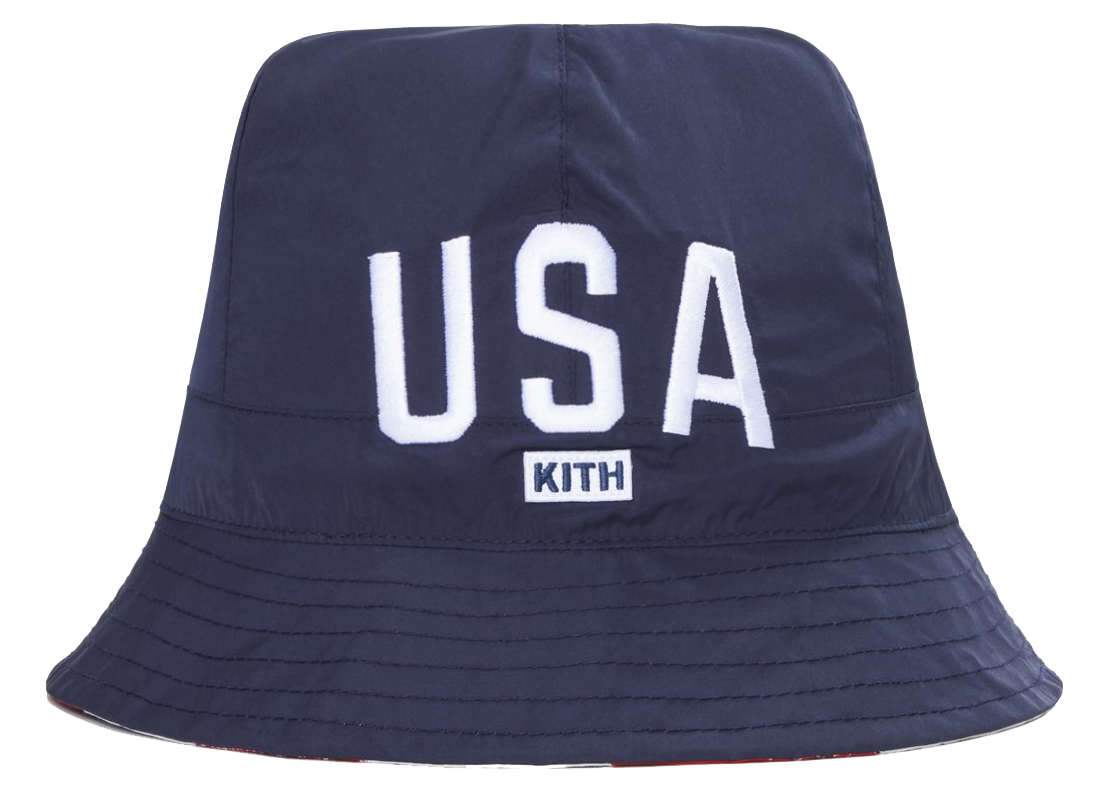 Kith for Team USA Reversible Bucket Hat Pyre - SS21 Men's - US