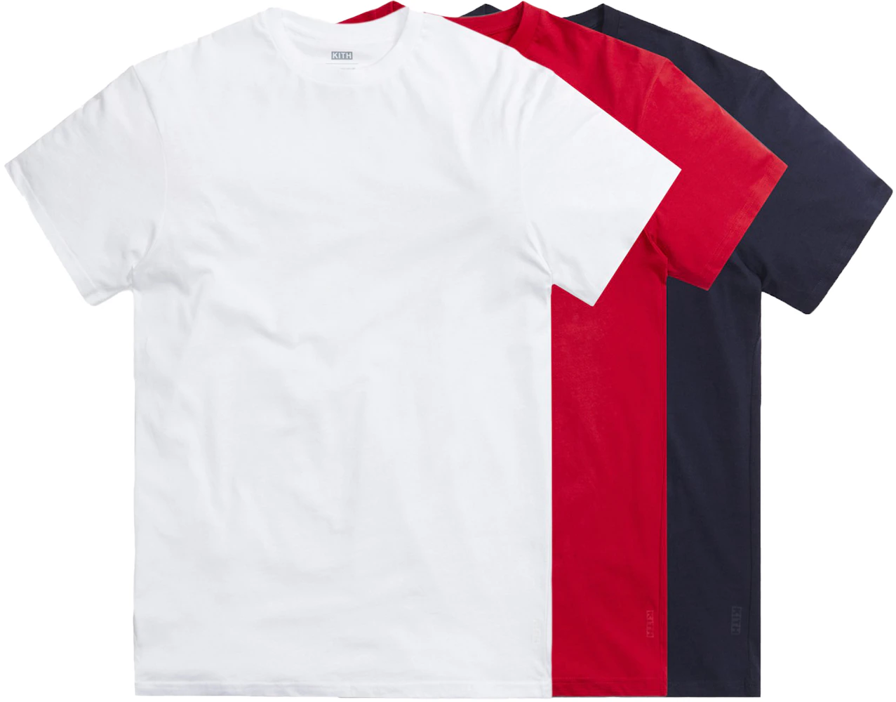 Kith for Team USA Undershirt (3-Pack) White/Crimson Red/Obsidian Navy ...