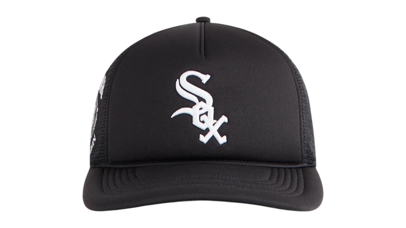 Pre-owned Kith Men's X 47 Brand Chicago White Sox Hitch Snapback Trucker Hat In Black
