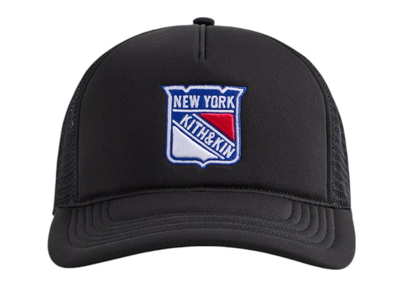 Kith x 47 New York Rangers Trucker Cap Black Men's - SS25 - US