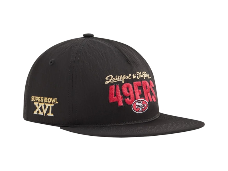Kith x 47 x NFL San Francisco 49ers Hitch Snapback Cap Black Men's