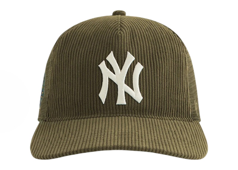 Pre-owned Kith X '47 X New York Yankees Corduroy Trucker Hat In Tinge