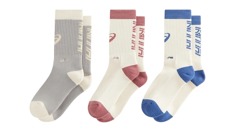 Kith x ASICS Loyalty Exclusive Crew Socks (3 Pack) Multi メンズ