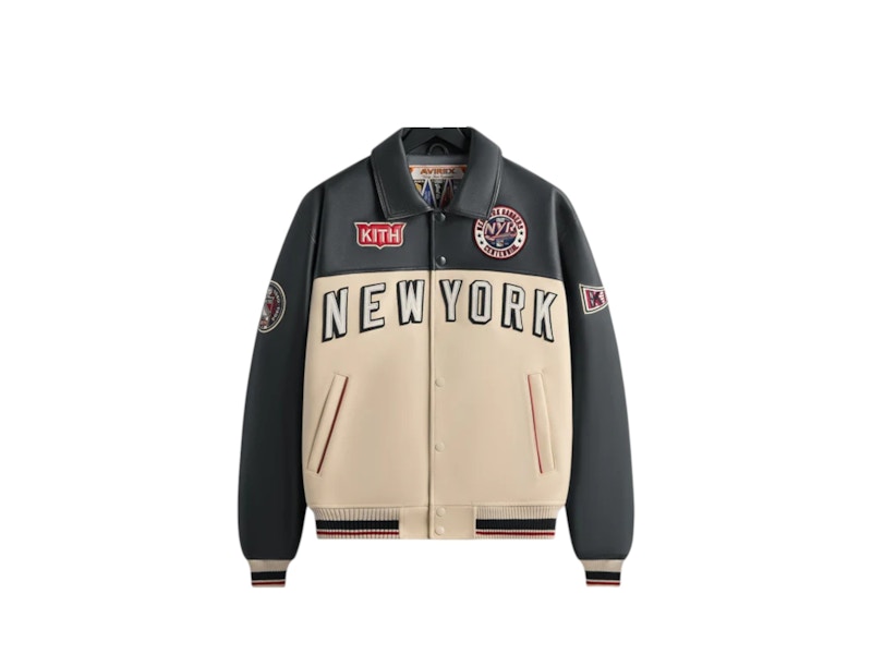 Kith x AVIREX for the New York Rangers Bomber Jacket Navy Men's - US
