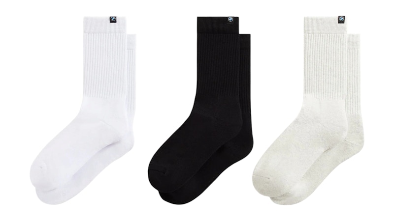 Kith x BMW 3-Pack Crew Socks Multi