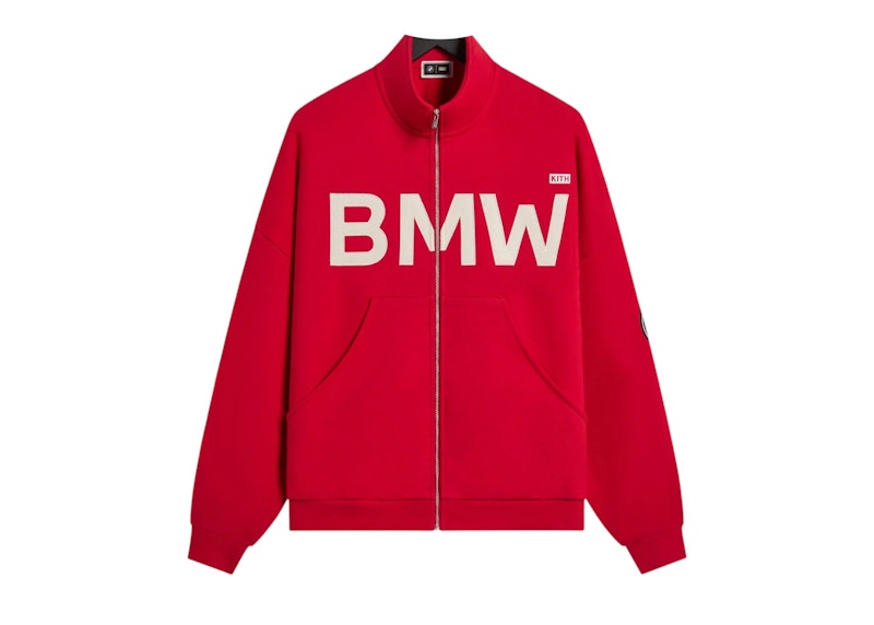 Kith x BMW Braxton Track Zip Jacket Cinnabar