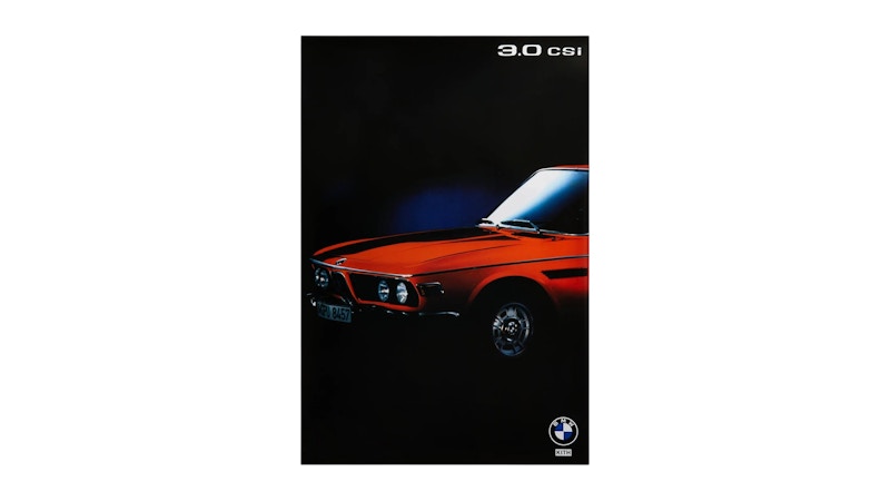 Kith x BMW CSi 3.0 Poster Multi