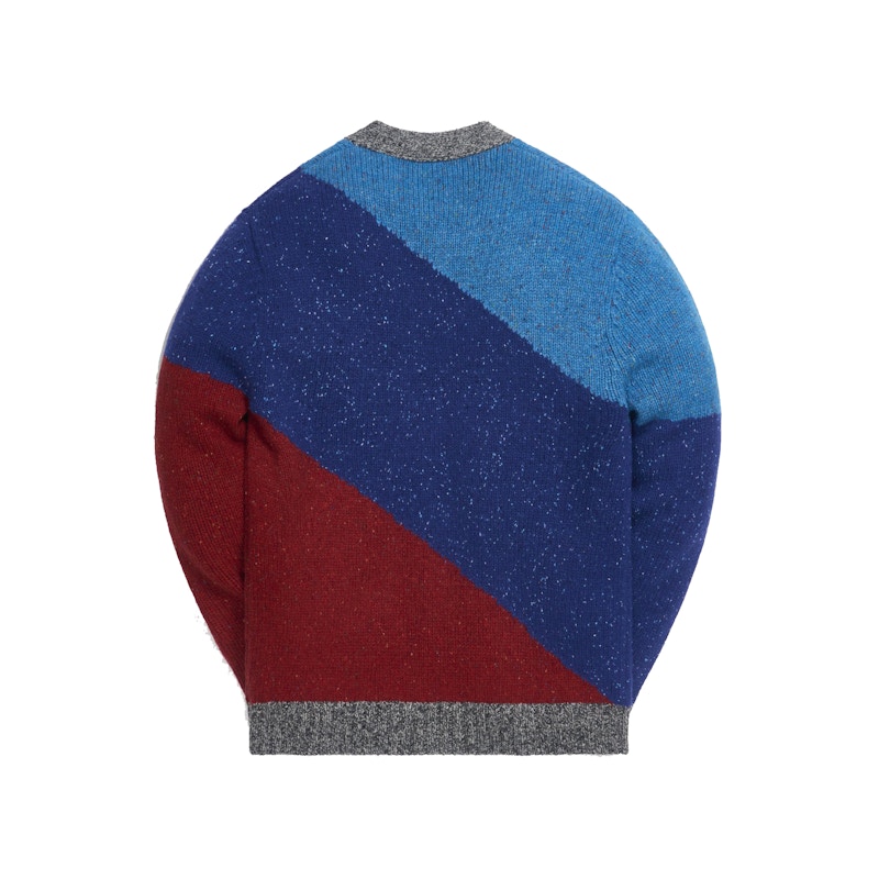 Kith x BMW Colorblock Cardigan Blue/Multi Men's - FW20 - US