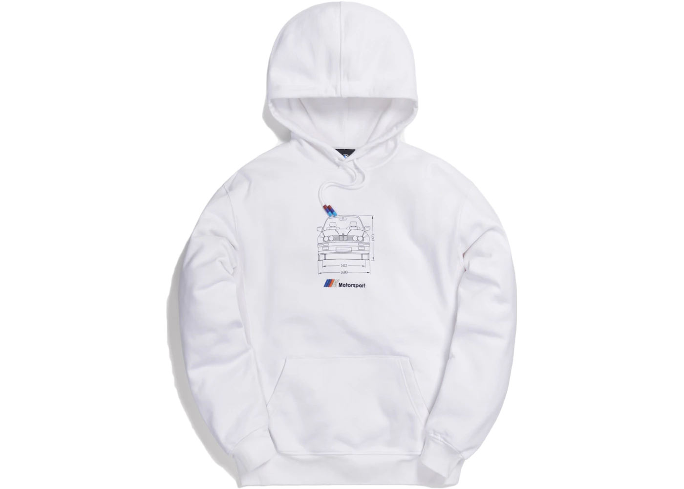 Kith x BMW Front Dimensions Hoodie White Men's - FW20 - US
