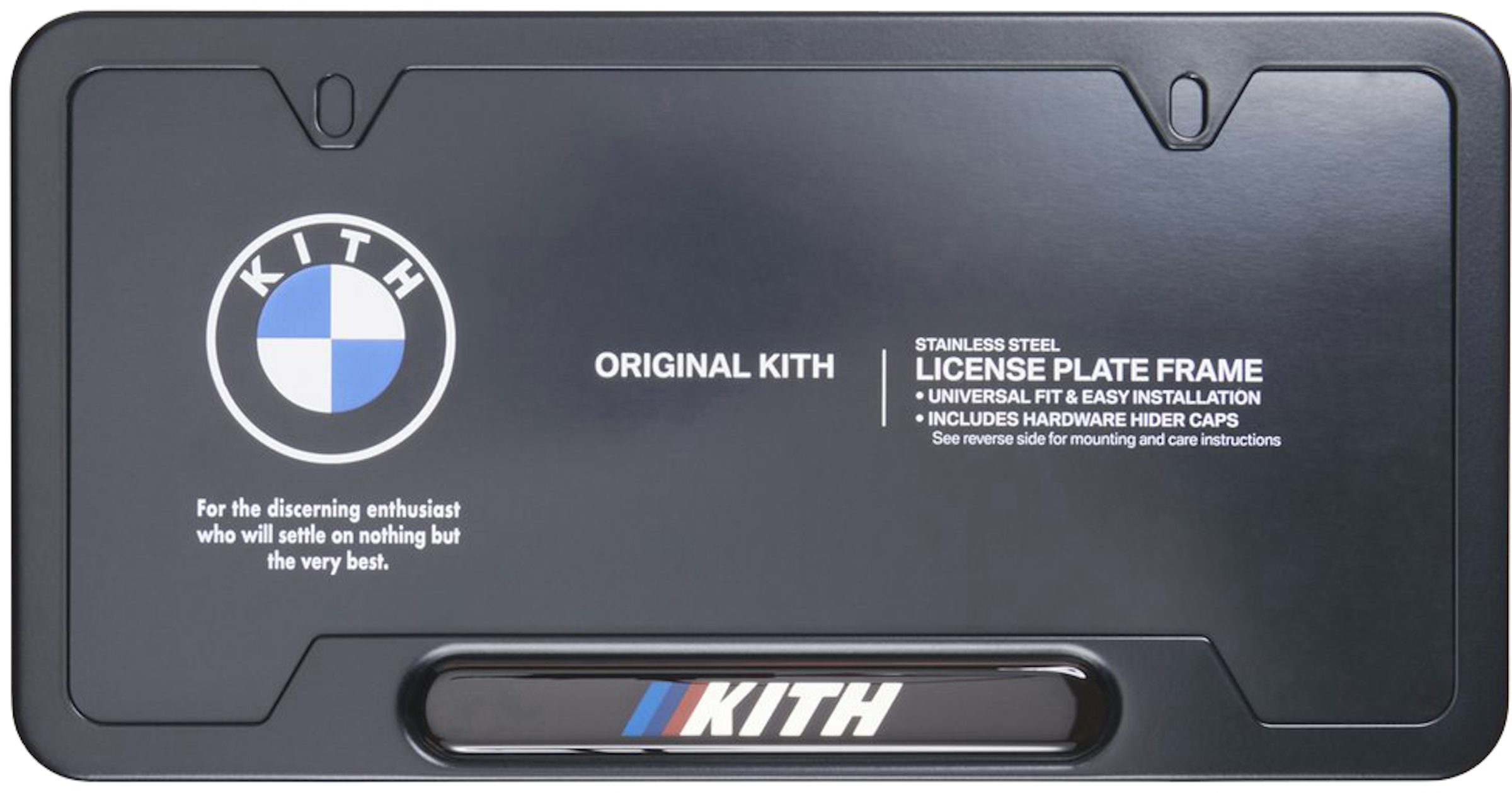 Kith x BMW License Plate Frame Black - FW20 - US