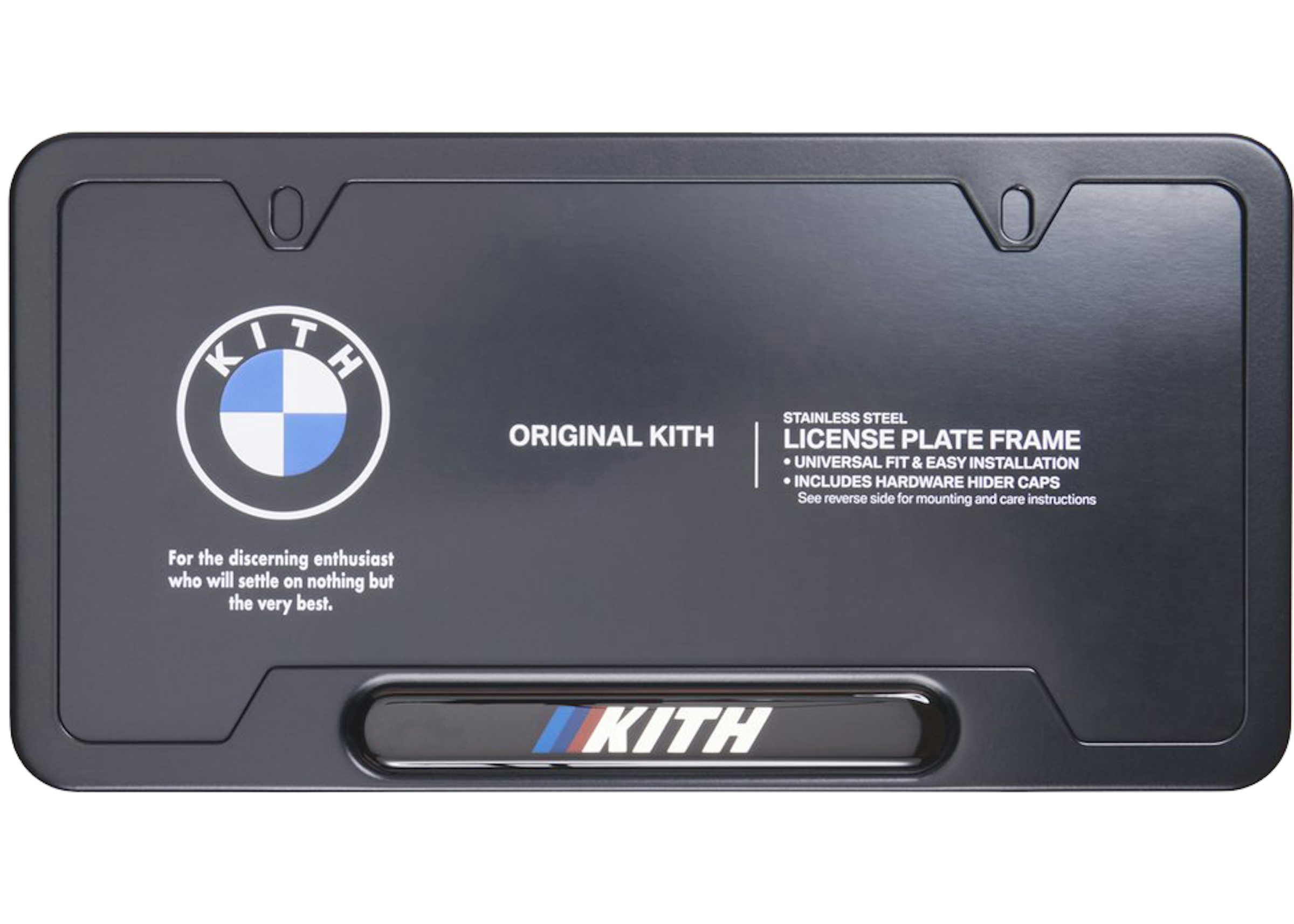 Kith x BMW License Plate Frame Black - FW20 - US