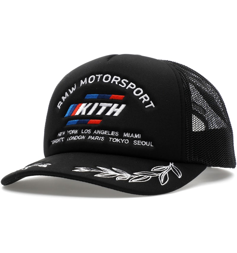 Kith x BMW M Nolan Trucker Hat Black FW24 US