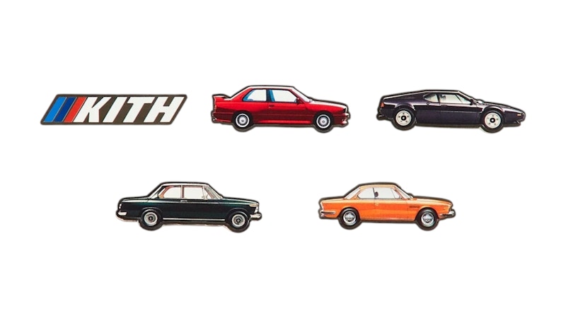 Kith x BMW Set of 5 Pin Set Multi