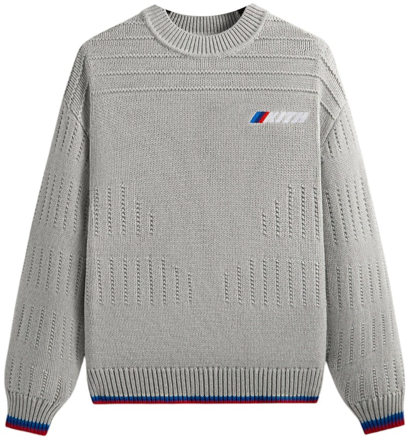 Kith x BMW Sven Crewneck Sweater Light Heather Grey Men's FW24 US