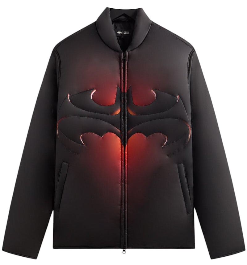 Kith x Batman Brixton Quilted Puffed Jacket Black Men's FW24 GB