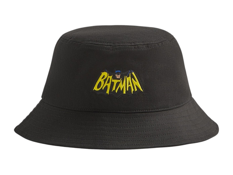 Pre-owned Kith Men's X Batman Dawson Bucket Hat In Black