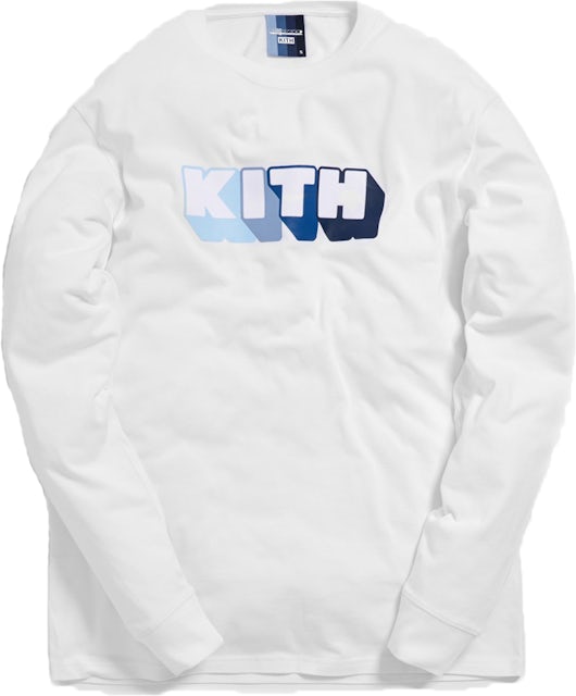 【L】KITH box logo L/S Tee