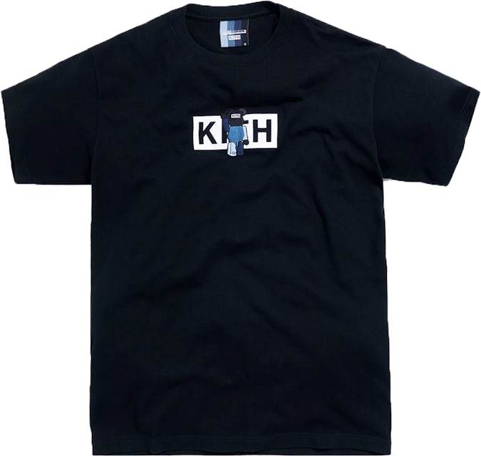 Kith x Bearbrick Logo Tee Black Men's - SS19 - US