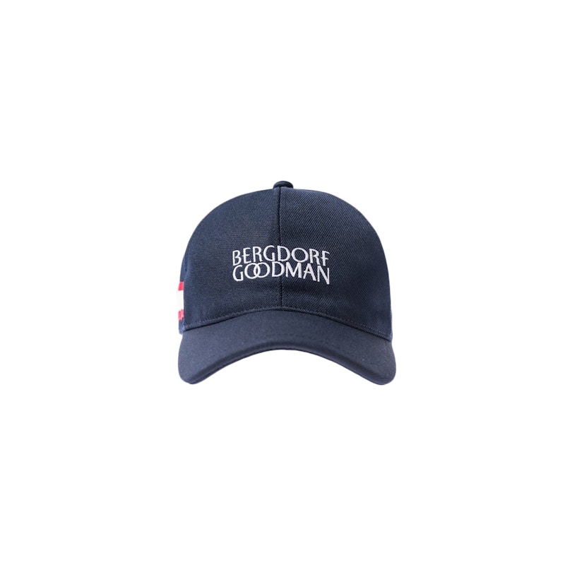 Kith x Bergdorf Goodman Wing Stripe Cap Eclipse Navy Men's - SS18 - US