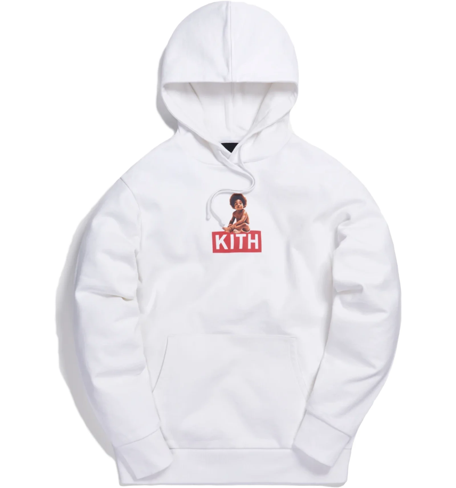 White biggie top smalls hoodie