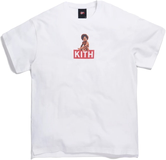 Kith × ビギー クラシック ロゴ Tシャツ ホワイト メンズ - SS20 - JP