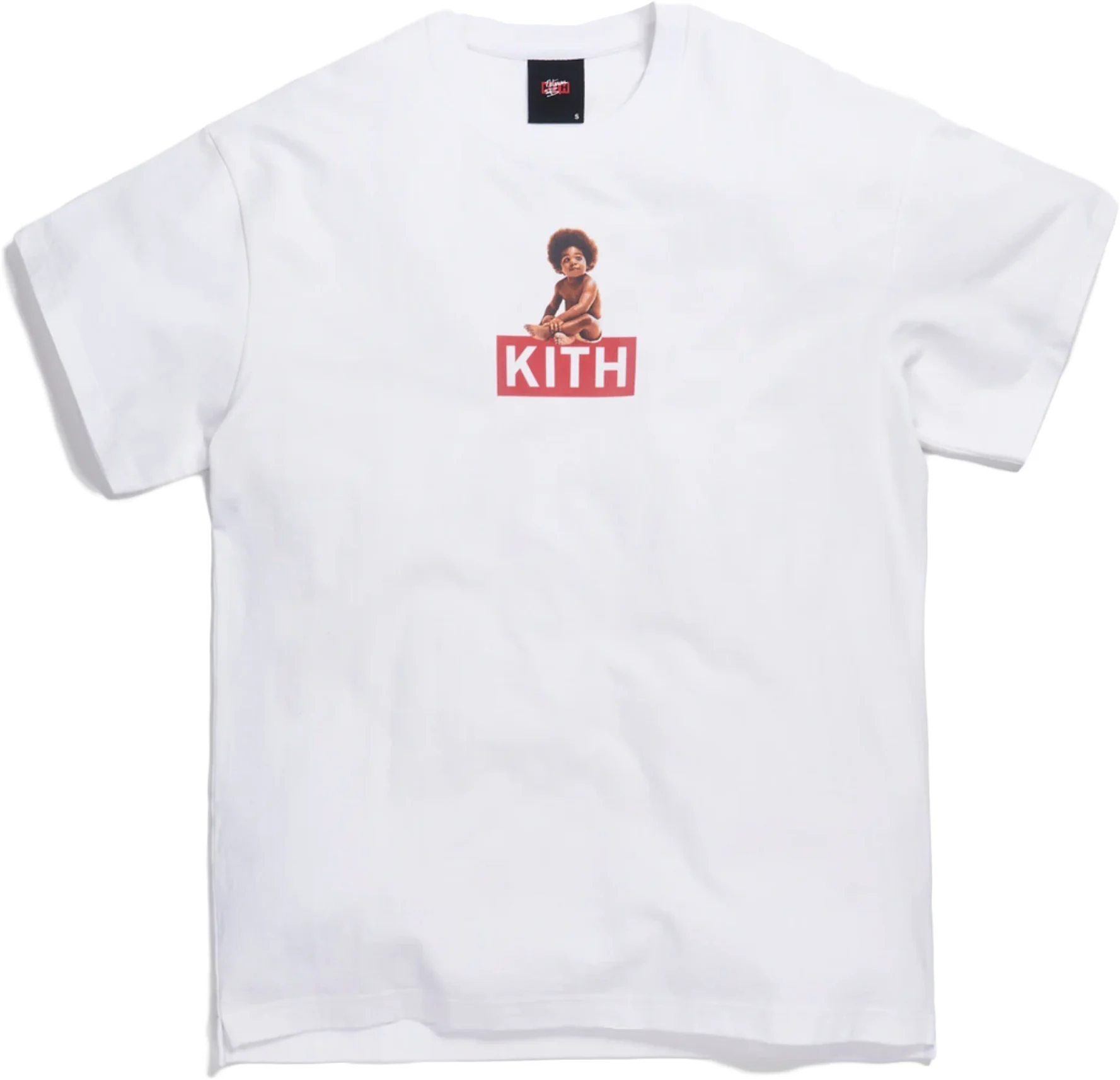 Kith × ビギー クラシック ロゴ Tシャツ ホワイト
