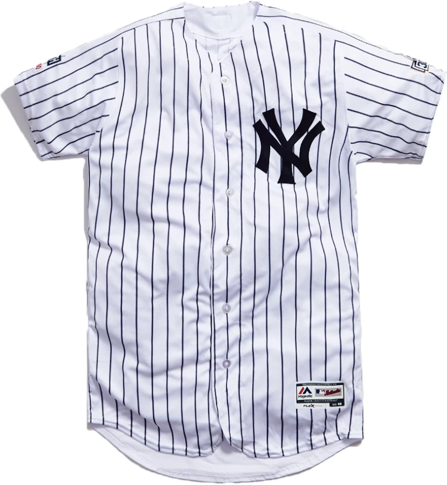 Nike MLB New York Yankees Home Jersey 27 White Navy Blue