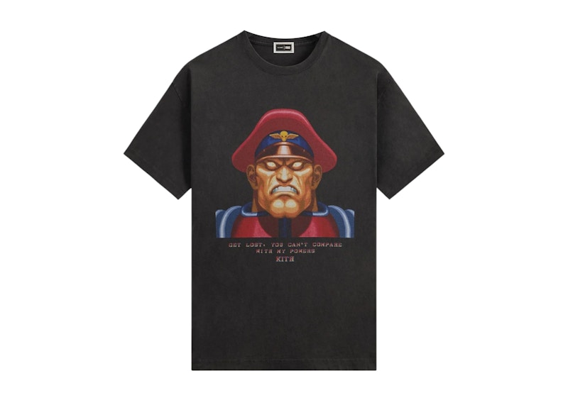 Kith x Capcom M. Bison Vintage Tee Black Men's - FW25 - US