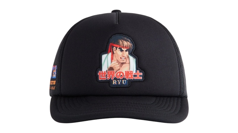 KITH Pre-owned X Capcom Ryu Nolan Trucker Hat In Black