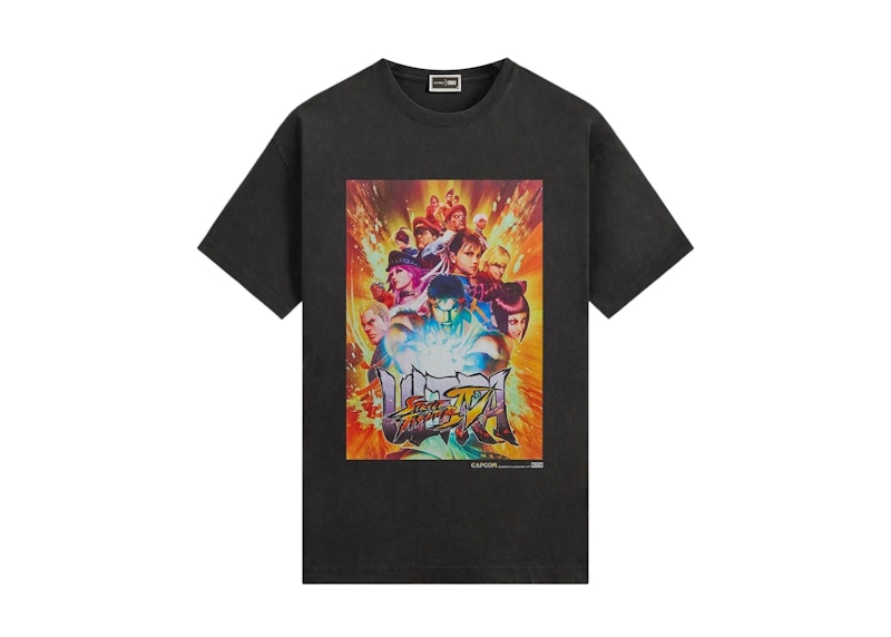 Kith x Capcom Street Fighter IV Ultra Vintage Tee Black Men's