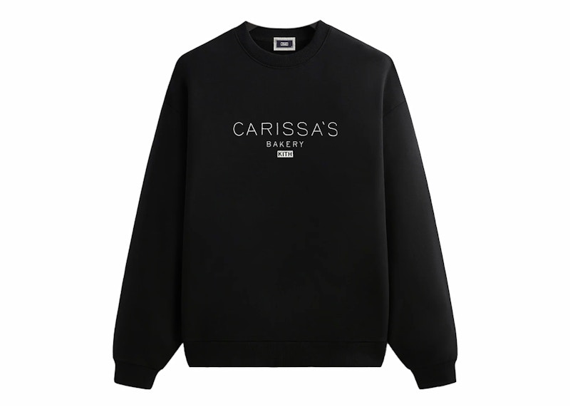 Pre-owned Kith Men's X Carissa's Bakery Nelson Crewneck Sweatshirt In Black