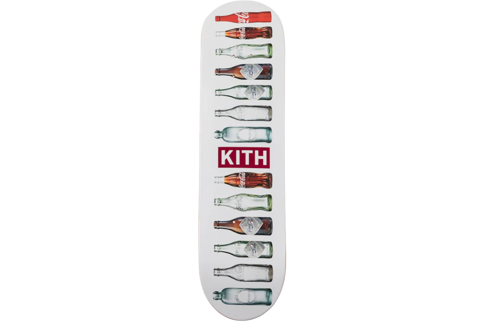 Kith x Coca-Cola Bottle Photo Skate Skateboard Deck White
