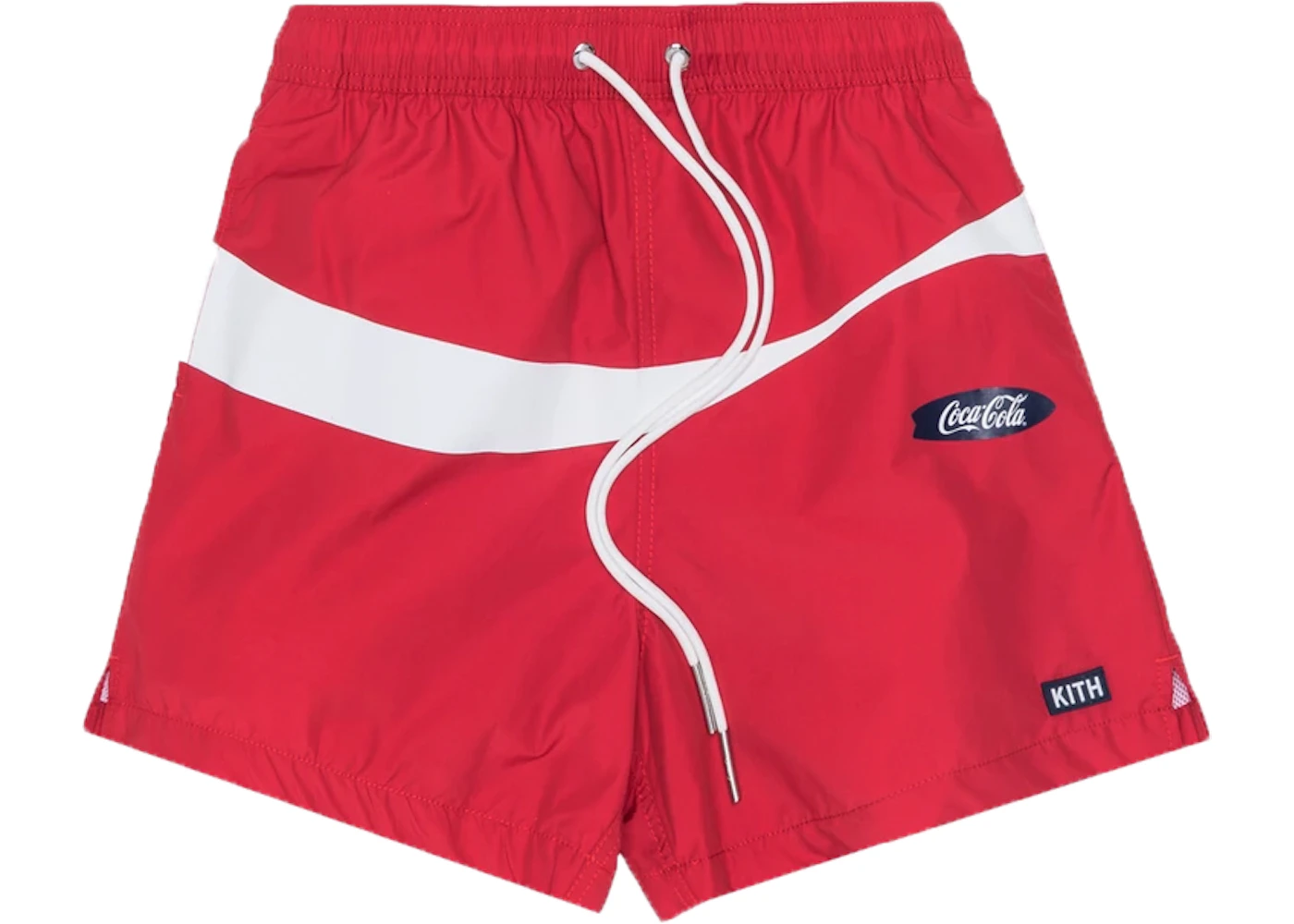 Kith x Coca-Cola Convertible Swim Shorts Red - SS19