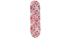 Kith x Coca-Cola Cubed Skate Skateboard Deck Red