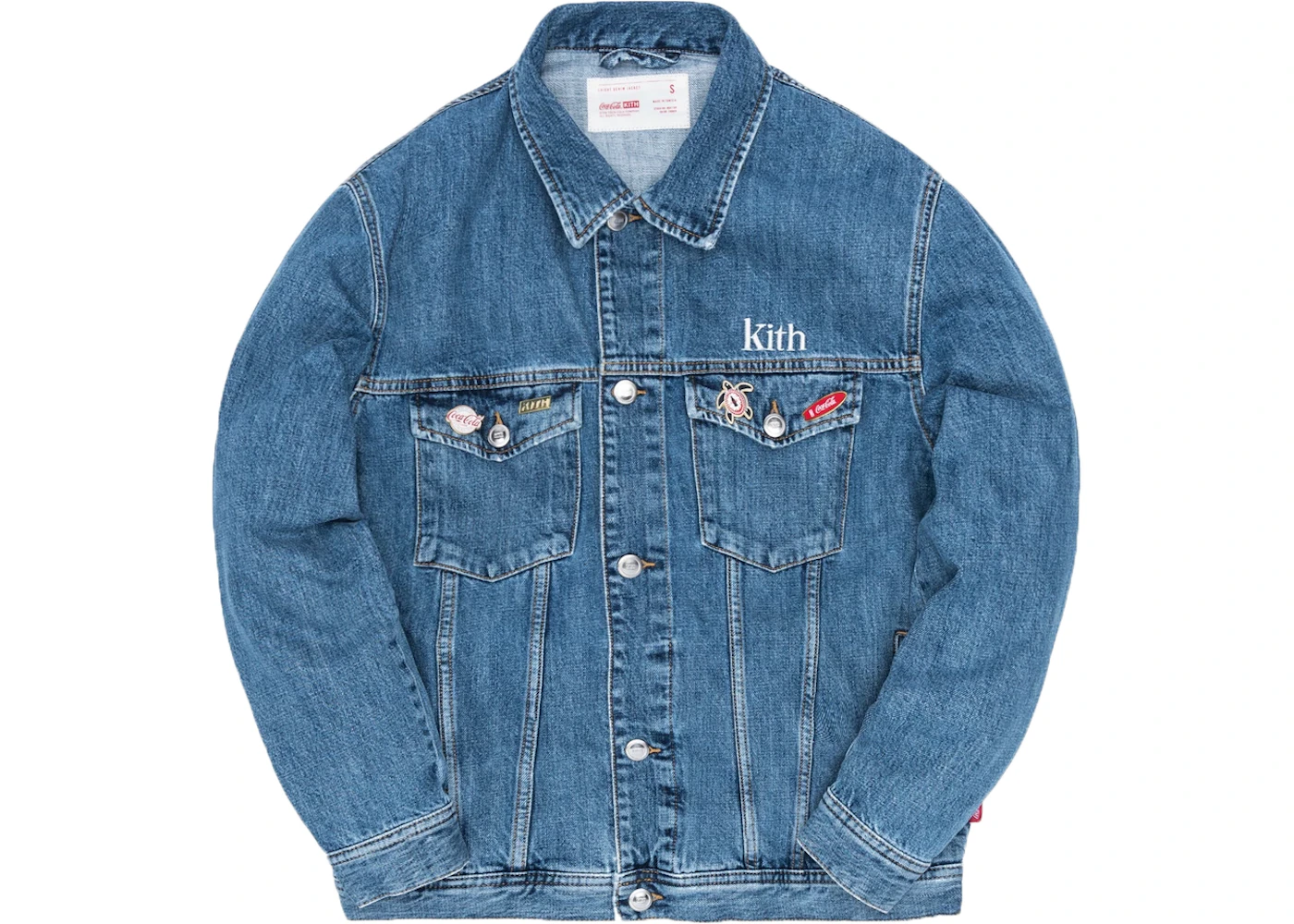 Kith x Coca Cola Denim Jacket Light Blue Men s SS19 US