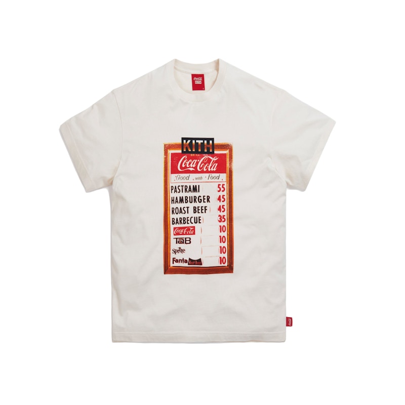 未使用 KITH Coca-Cola Menu Vintage Tee-eastgate.mk