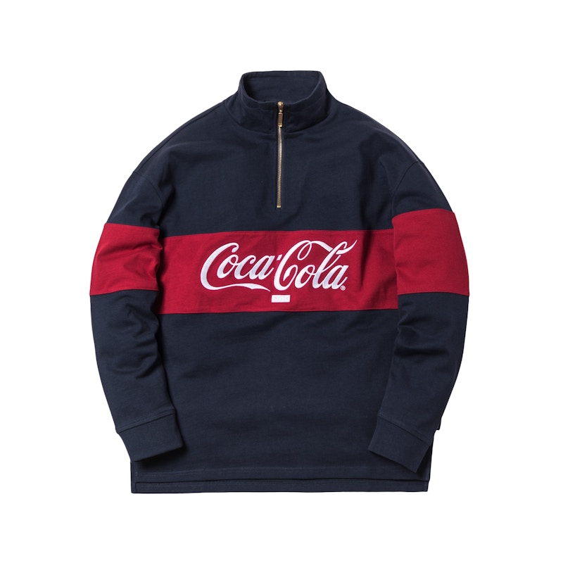 Kith x Coca-Cola Quarter-Zip Rugby Navy