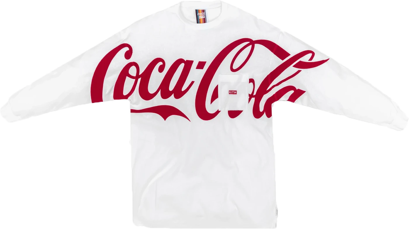 Kith x Coca-Cola Quinn L/S Tee White - SS19 Men's - US