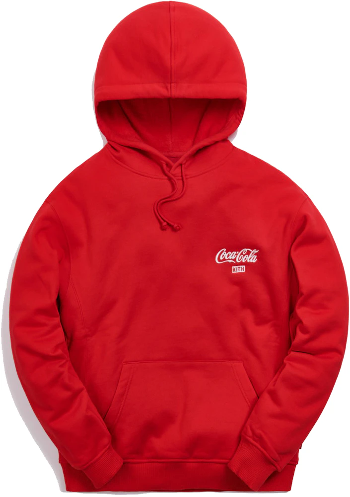 Kith x Coca-Cola Ribbon Logo Hoodie Red Men's - SS20 - US