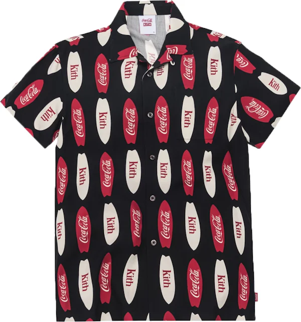 Kith x Coca-Cola Surf Camp Button Up Black